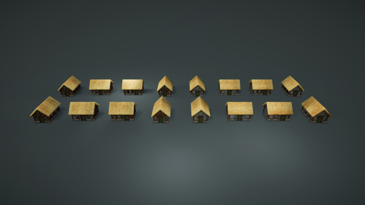 PIDI - Top Down: Medieval Houses Vol 2