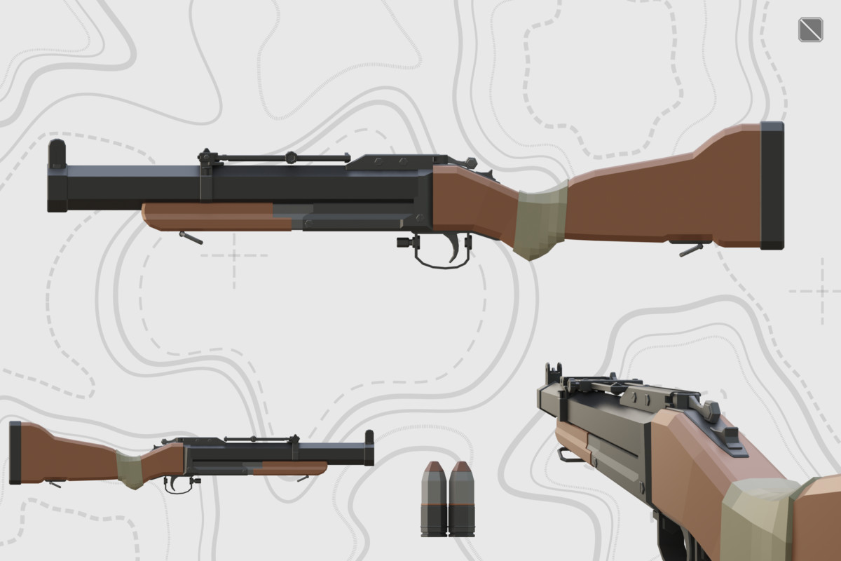 Low Poly Weapon Bundle Pack Fin