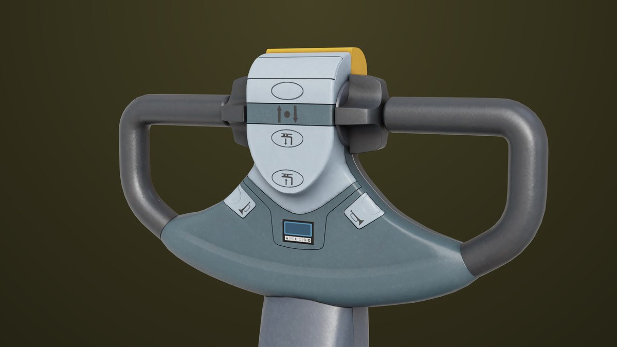 Forklift Trucks and Pallet Yellow Collection URP HDRP Textures