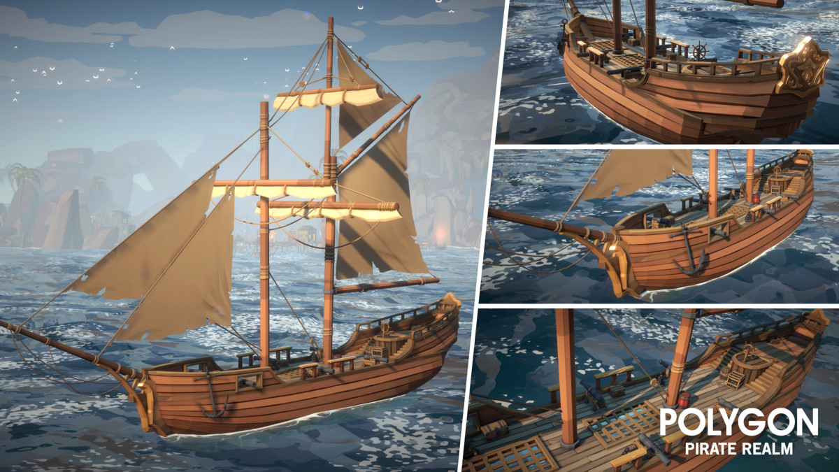 POLYGON - Pirate Realm - Art by Synty