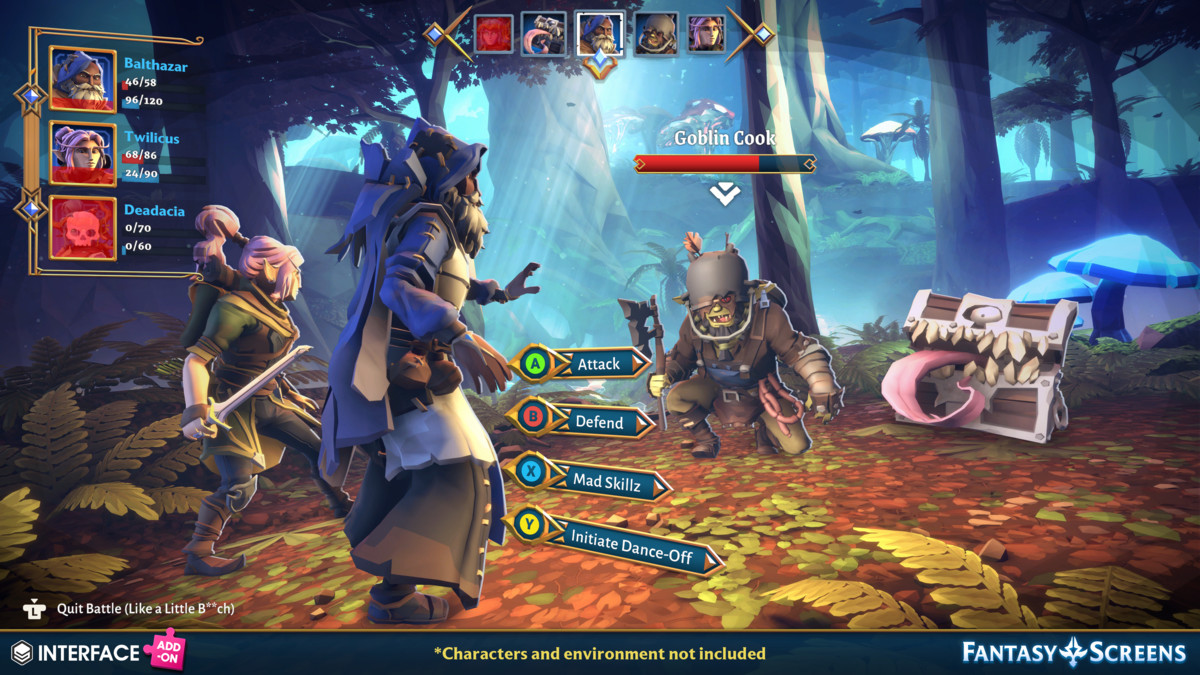 Fantasy Screens Add-On - Synty INTERFACE - GUI