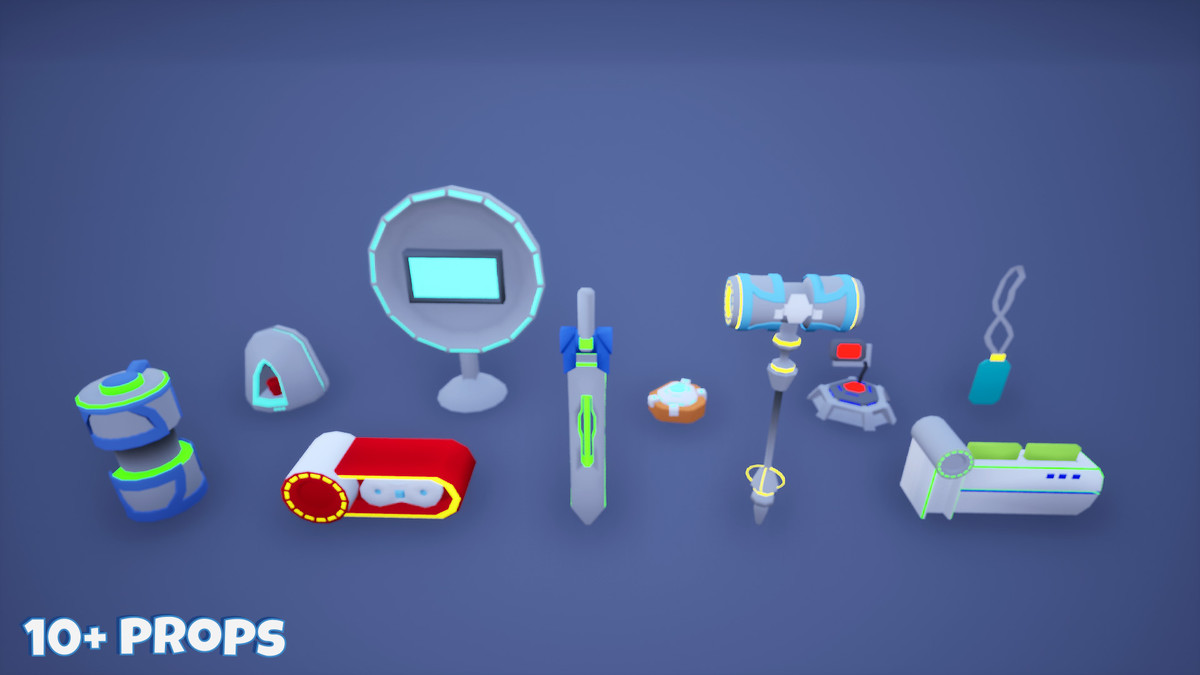 Sci-Fi 13 Stylized Characters v2.0