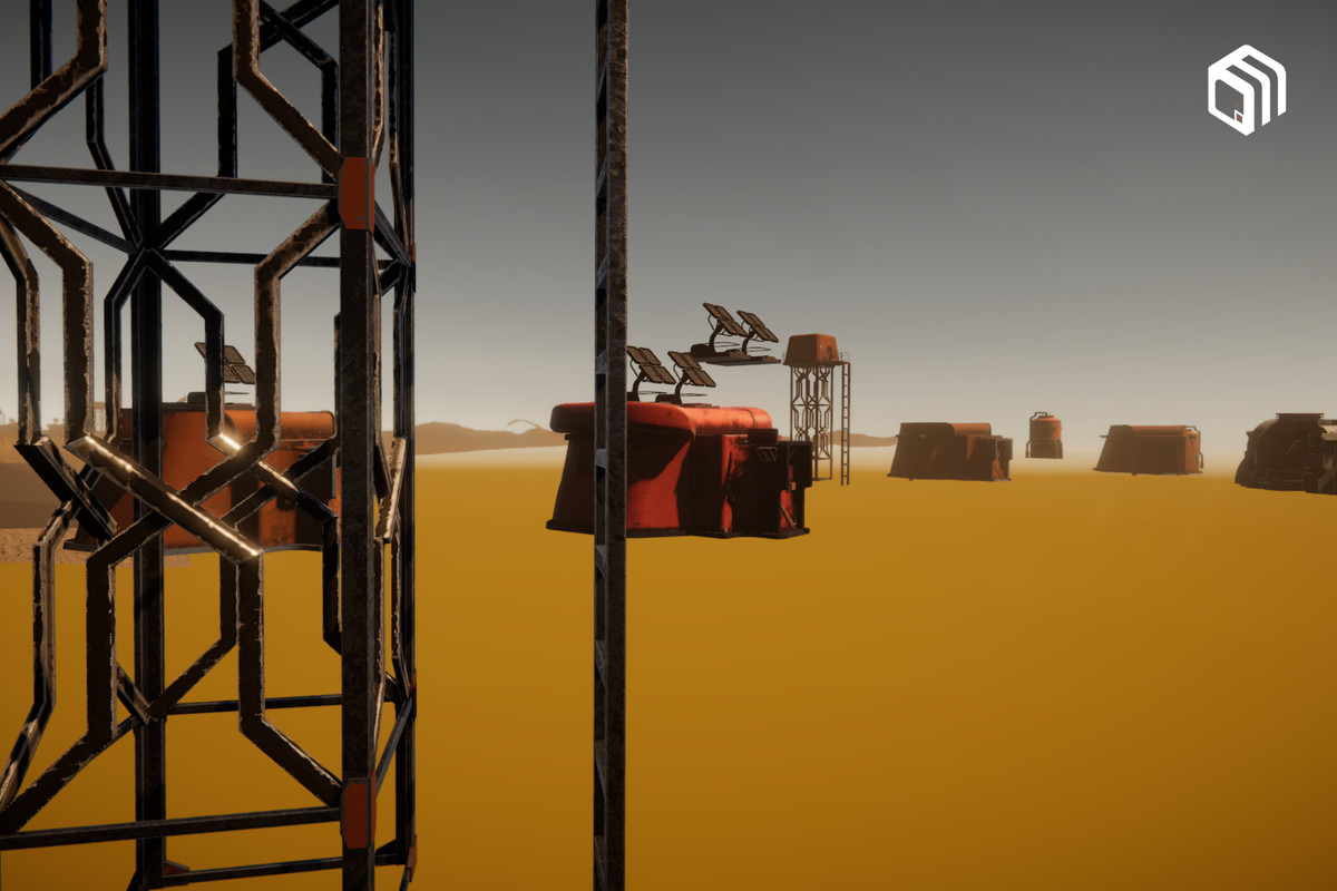 URP Desert Environment: Modular Outpost, Shelters, Props & VFX