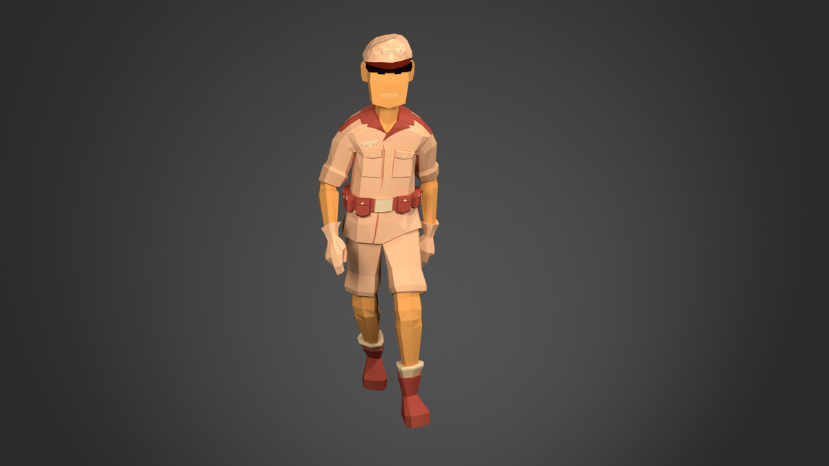 3D Characters World War 2 Lowpoly Pack