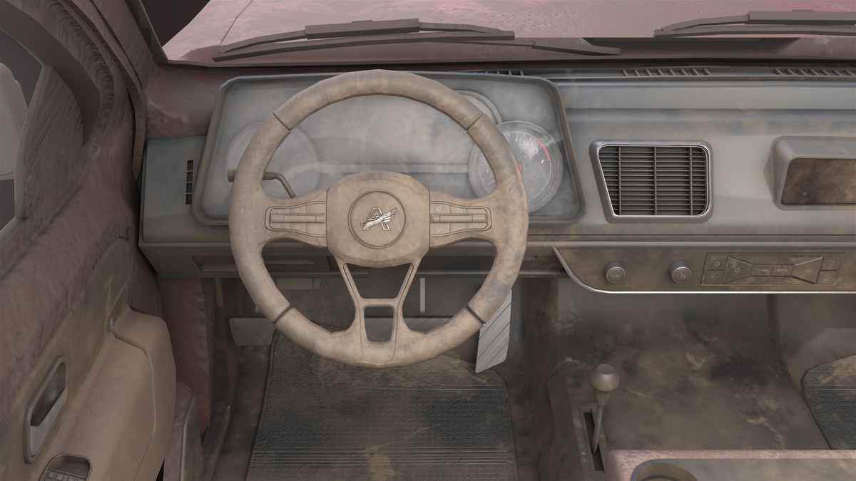 Pickup Truck 02 Red Dusty URP HDRP Textures