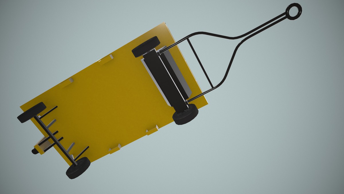 Airport Baggage Cart (440)