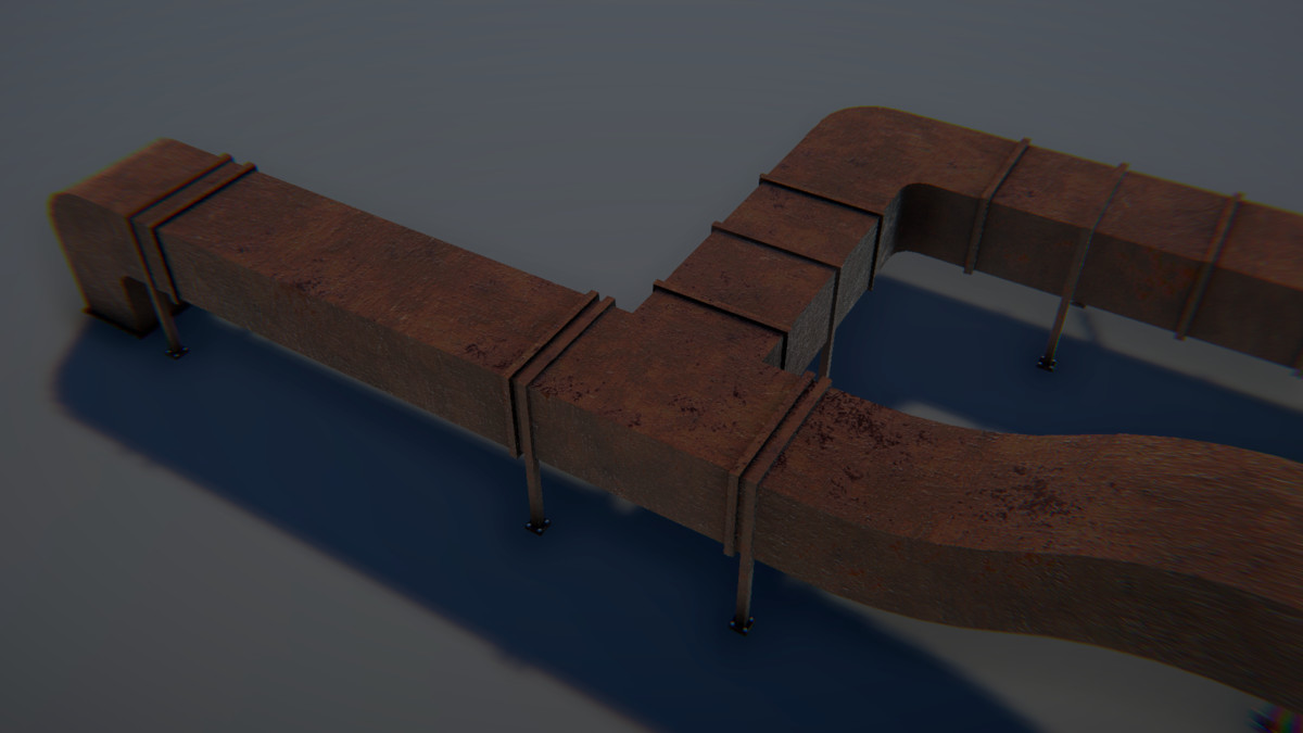 Modular Industrial Air Duct System
