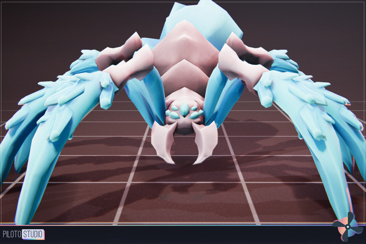 Spider Ice - 3 Characters + Animations