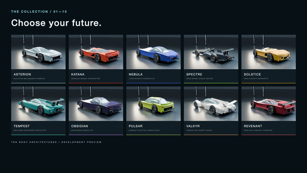 VANTA: Futuristic Sci-Fi Racing Cars