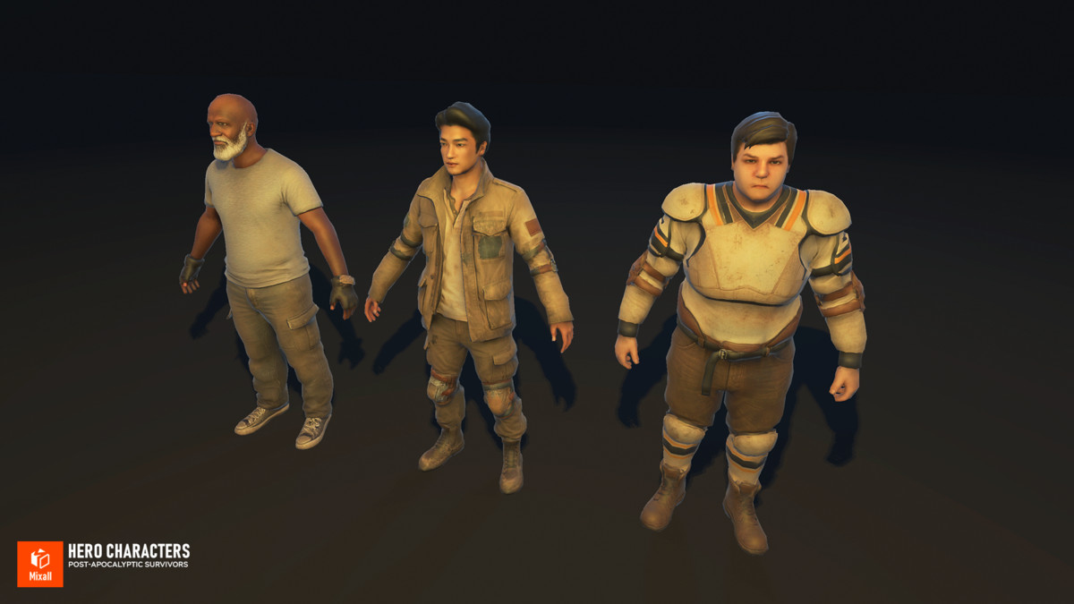 Hero Characters - Post-Apocalyptic Survivors
