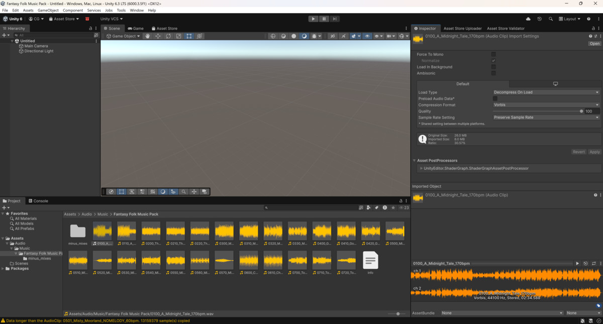 Fantasy Folk Music Pack