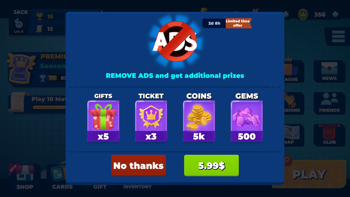 Premium Casual GUI