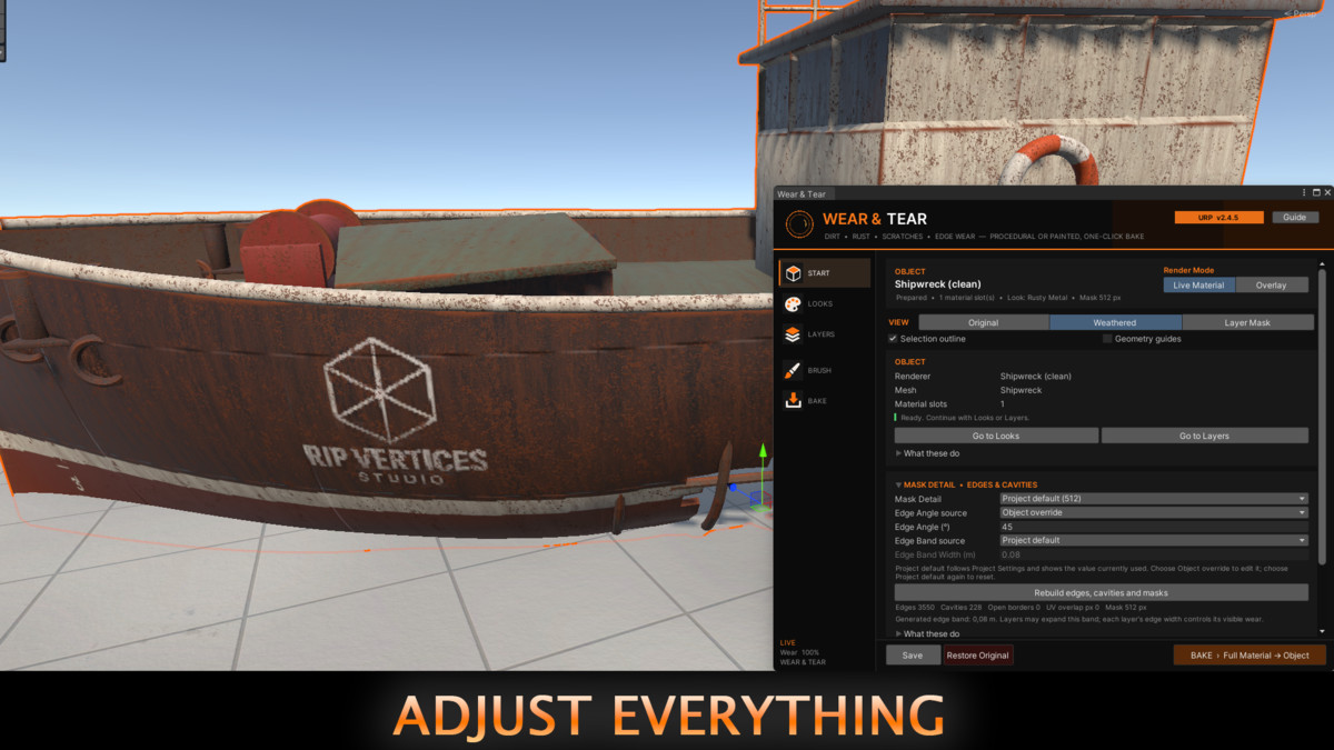 Wear & Tear - Procedural Weathering Tool