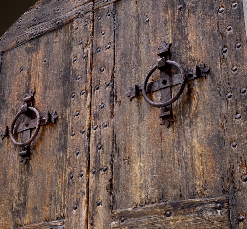 Five Old Doors