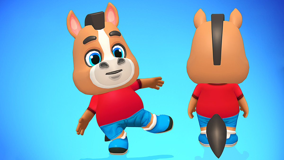 Horse Pony Mule Animated