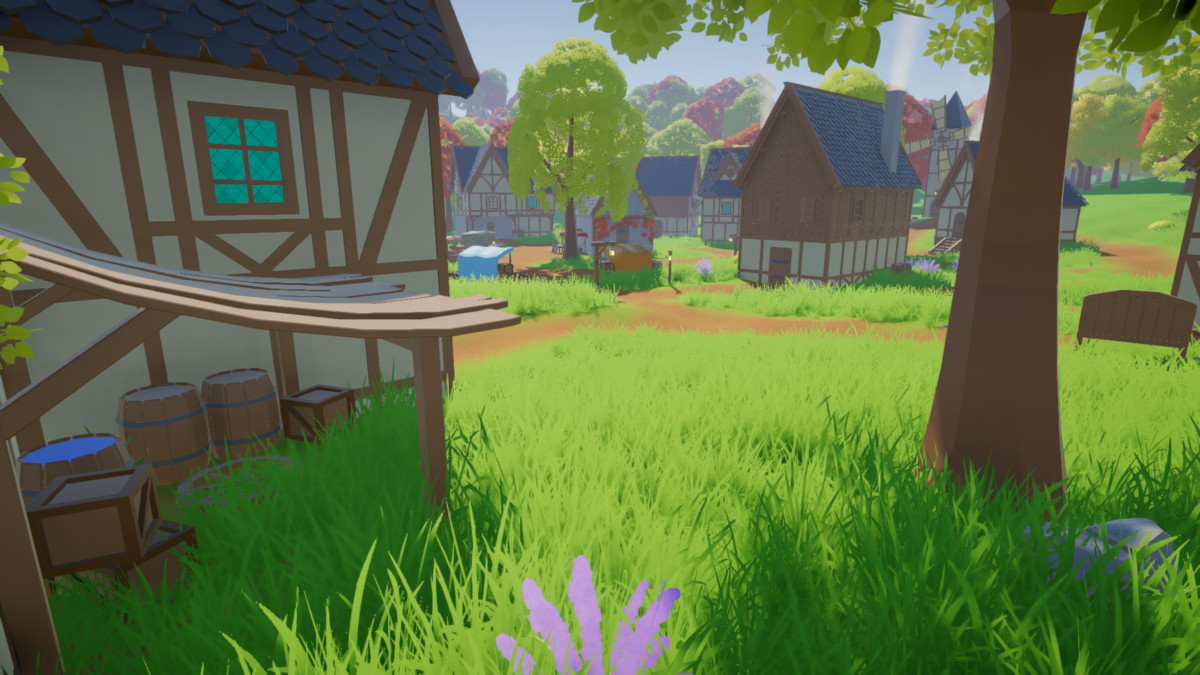 VERDANT Low Poly Modular Medieval Village