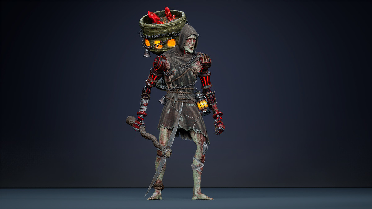 Fantasy Cyborg Miner 1