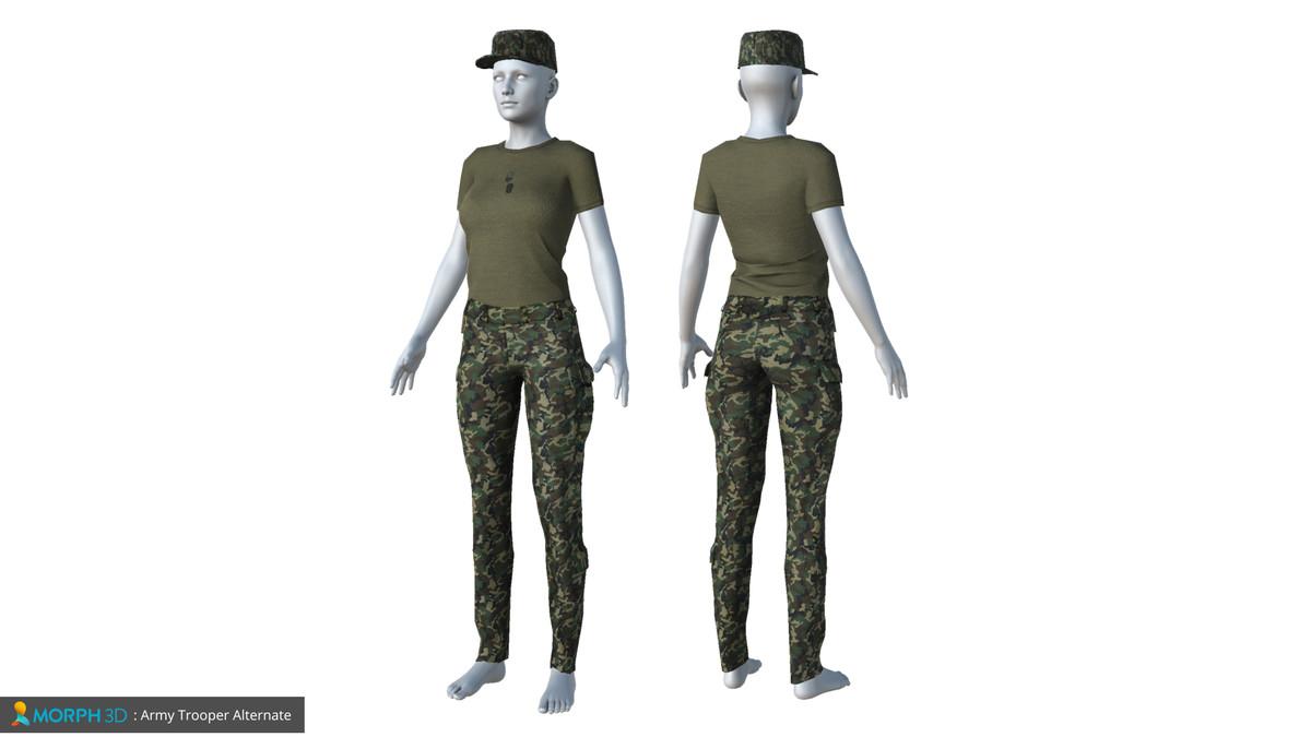 MCS Female: Army Trooper