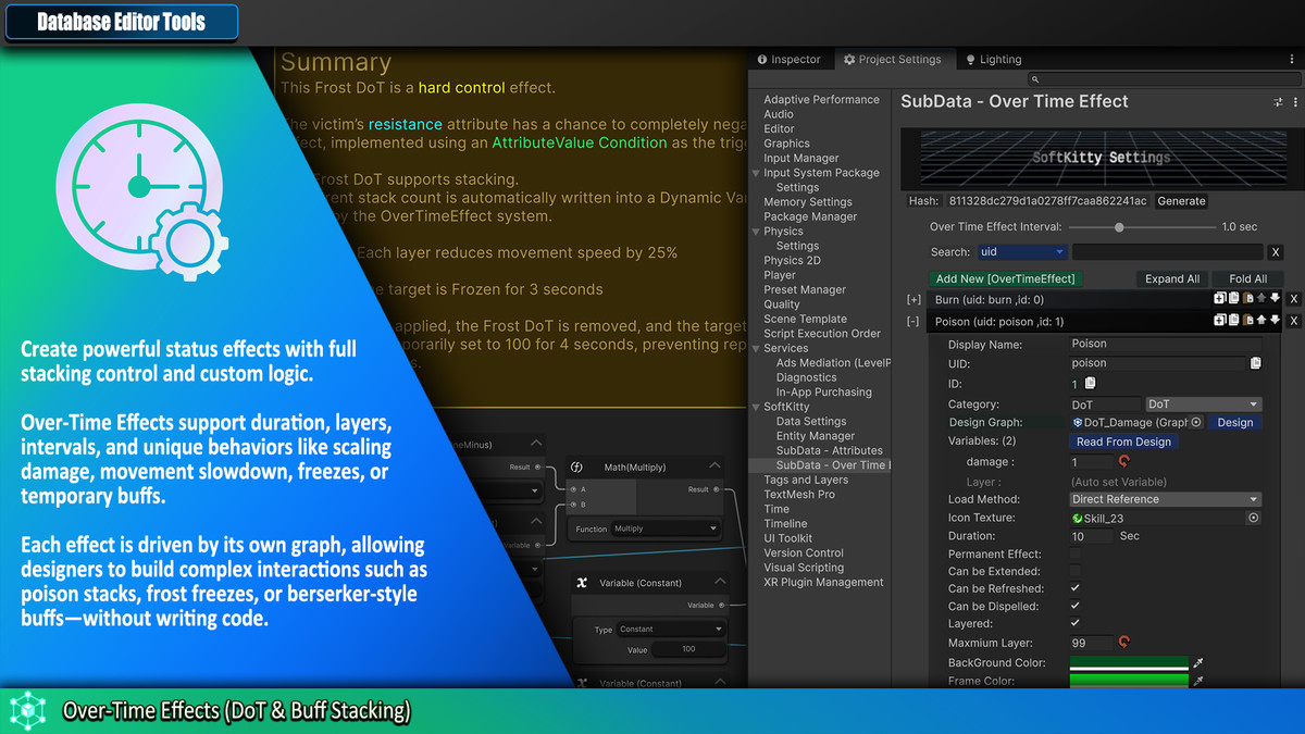 Master Combat Core – Visual Node Graph Framework