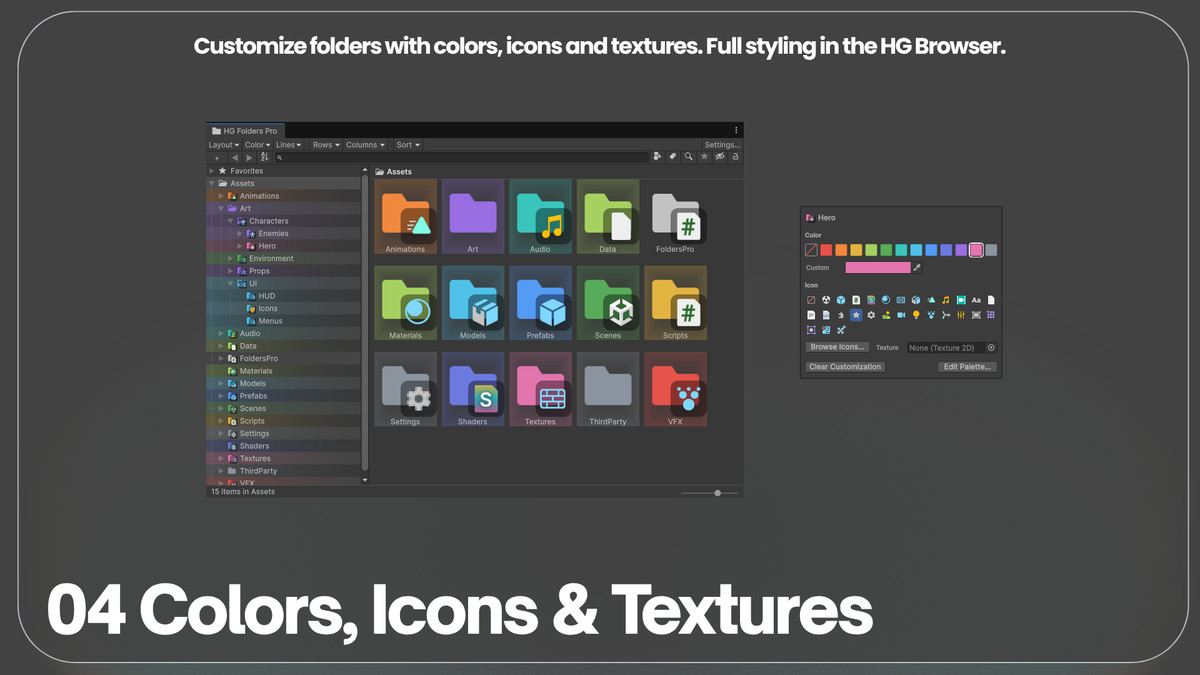 HG Folders Pro - Folder Colors, Icons & Browser