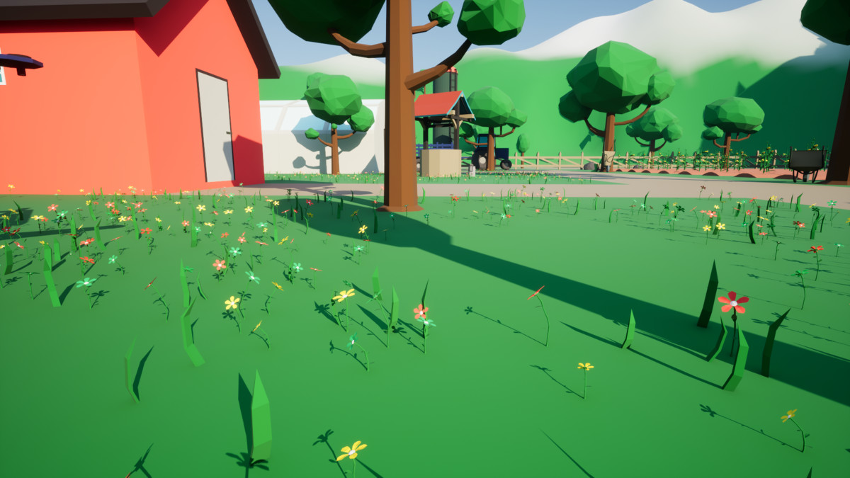 3D Low Poly Farm [Desktop & Mobile]