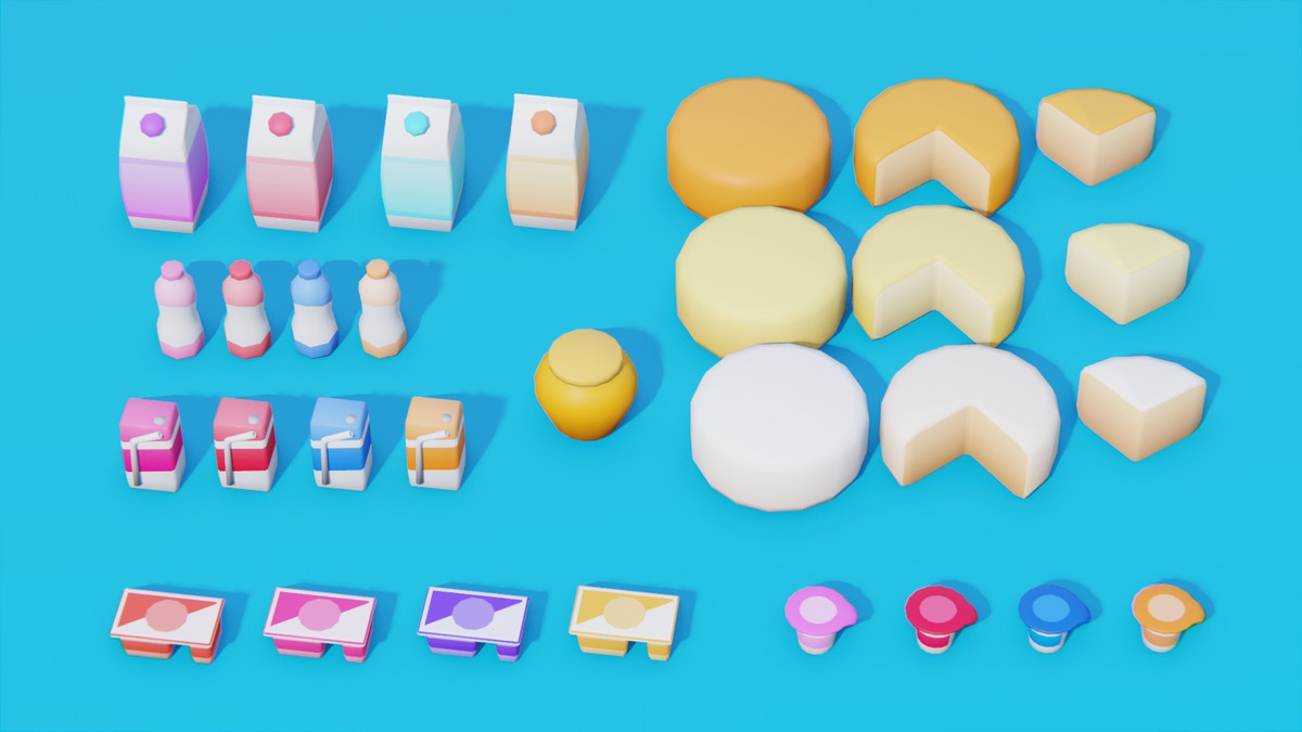 Low Poly Food Pack by IGS