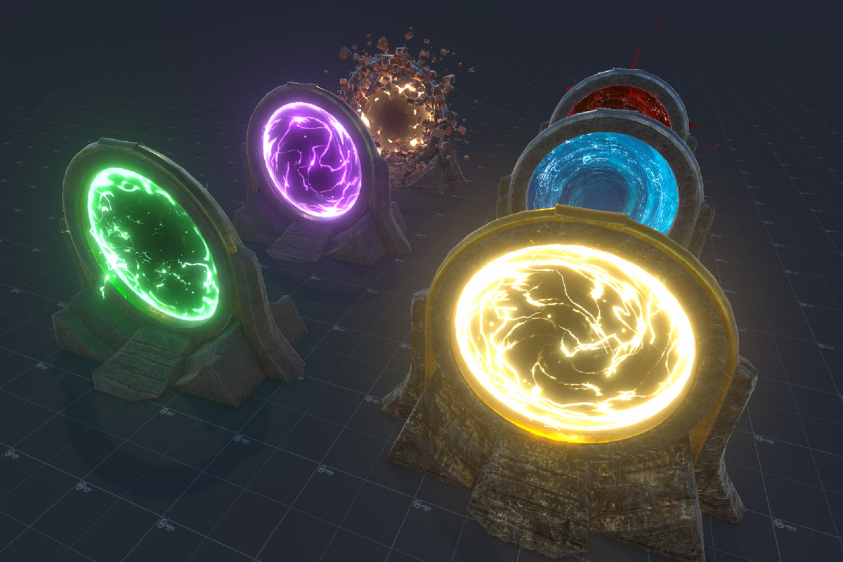 Amazing portal effects