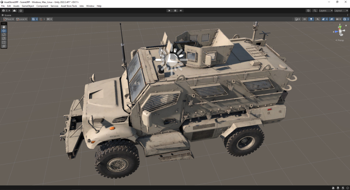 Rigged Military Cars Bundle 4pcs