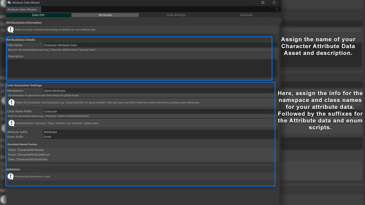 LF Attribute Forge Pro: No Code Stat Generator with Stat Influences and Scaling