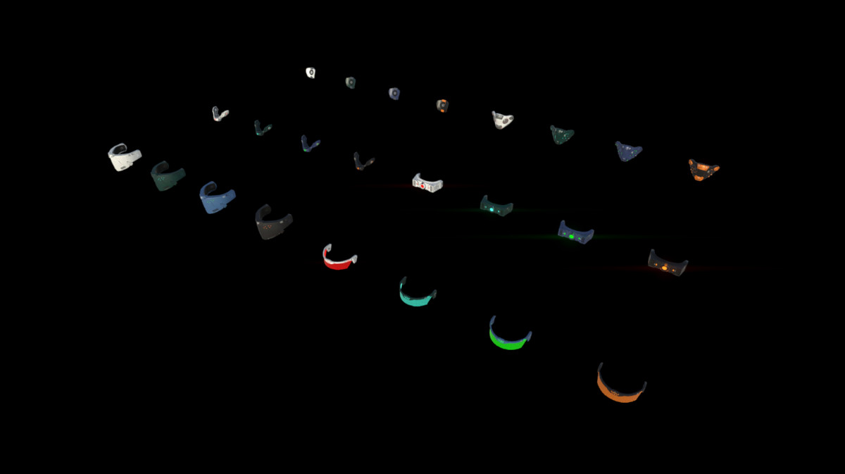 Cyberpunk Visors and Implants Pack 2