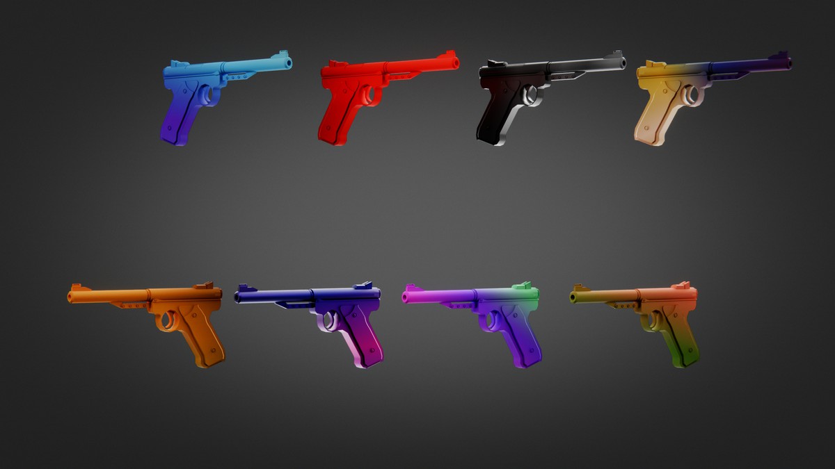 Ultimate Weapon Pack — 23 Guns + 943 Skins (Low Poly, Stylized, FPS/TPS Ready)
