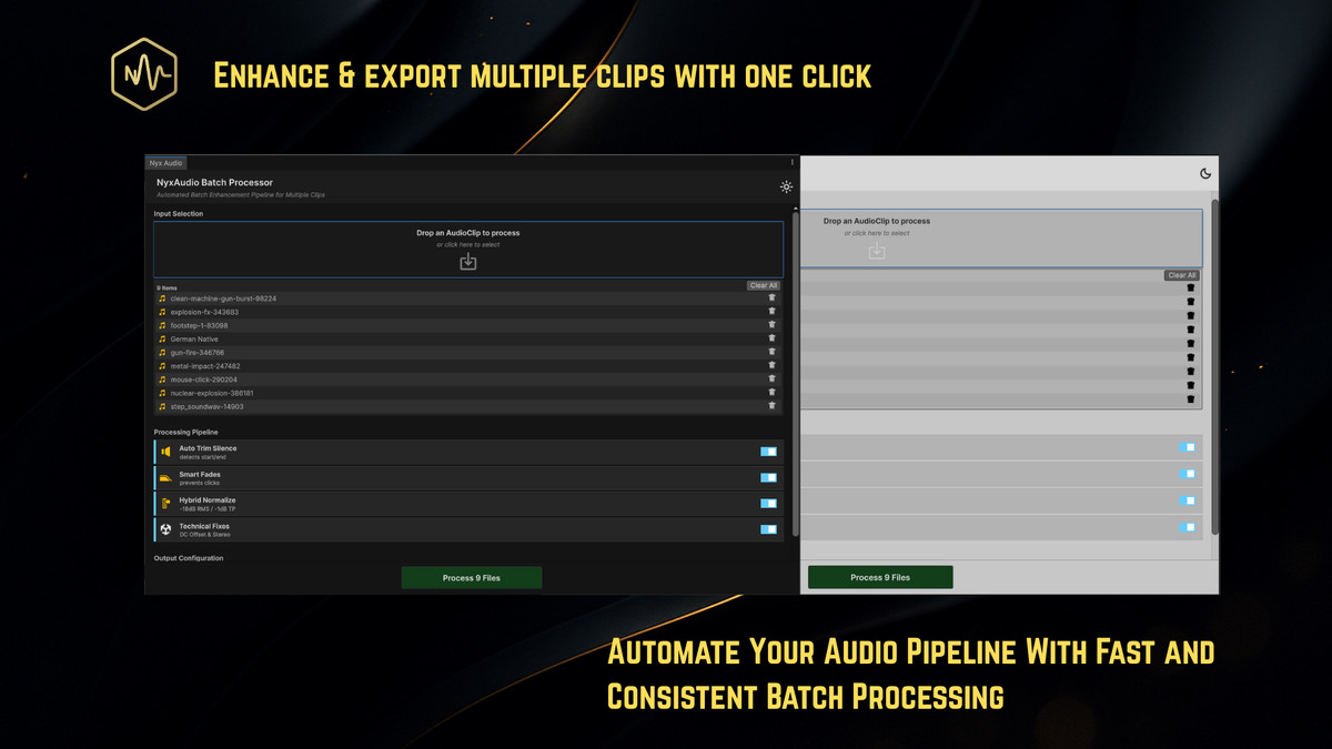 NyxAudio Waveform Editor
