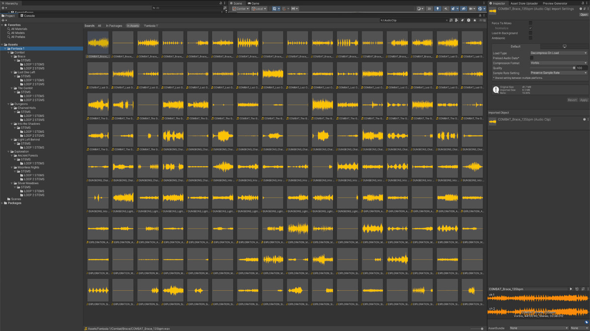 FANTASIA 1 | Adaptive Exploration, Combat, Dungeons