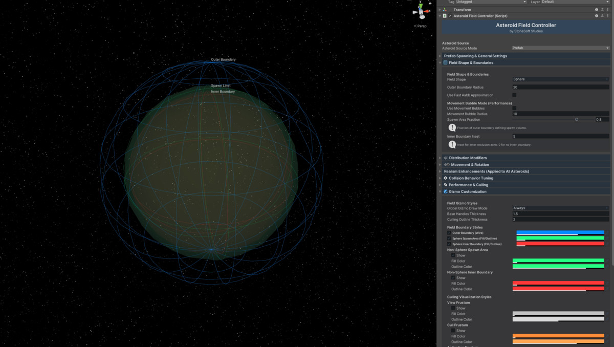 Superior Asteroid Field Generator