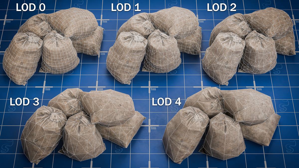 Realistic Garbage Bags Pack