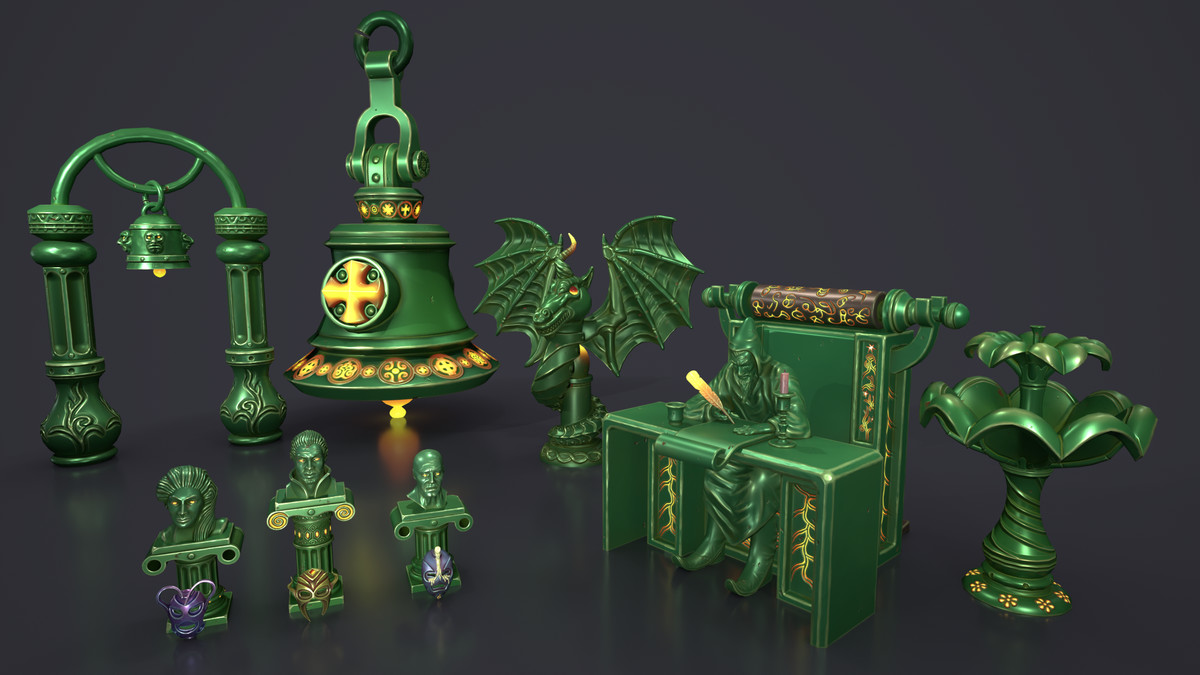 Fantasy Statues 2 Pack