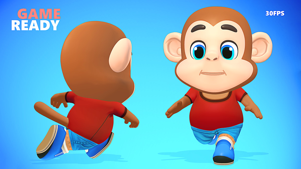 Monkey Chimp Animated
