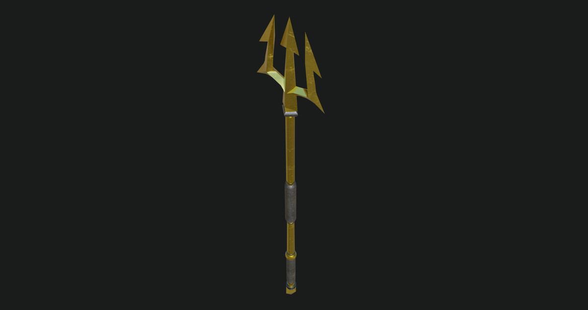 Trident Medieval Gold URP and HDRP Textures