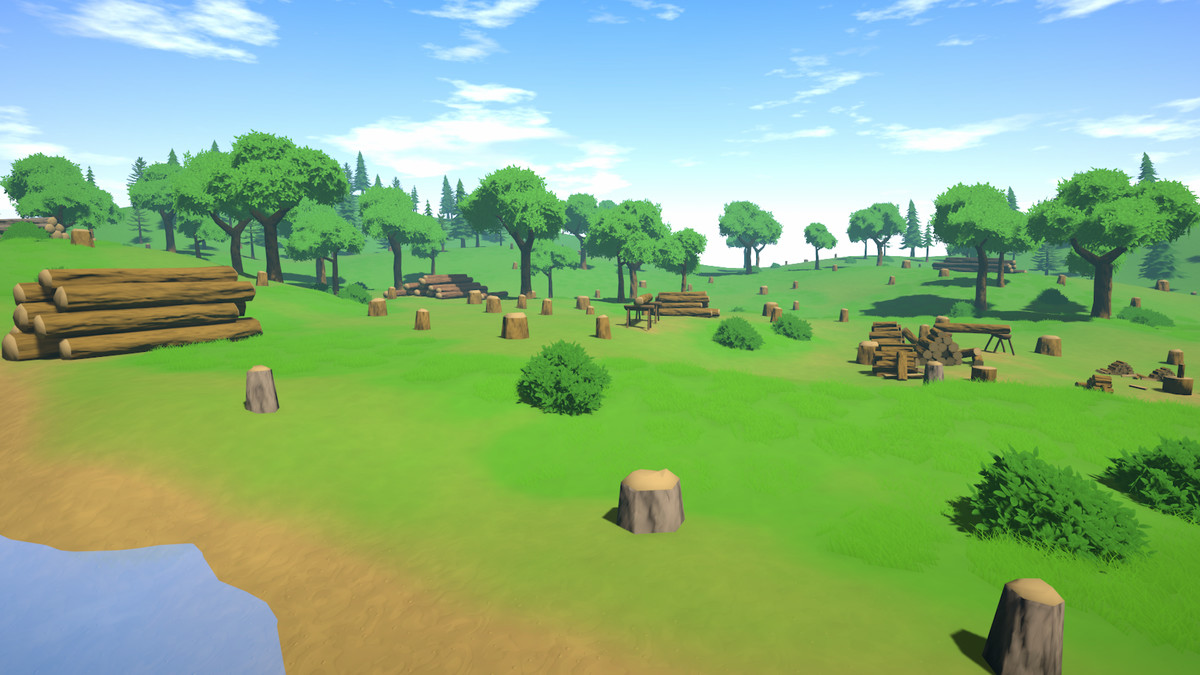 Logging Forest - Fantasy Environment