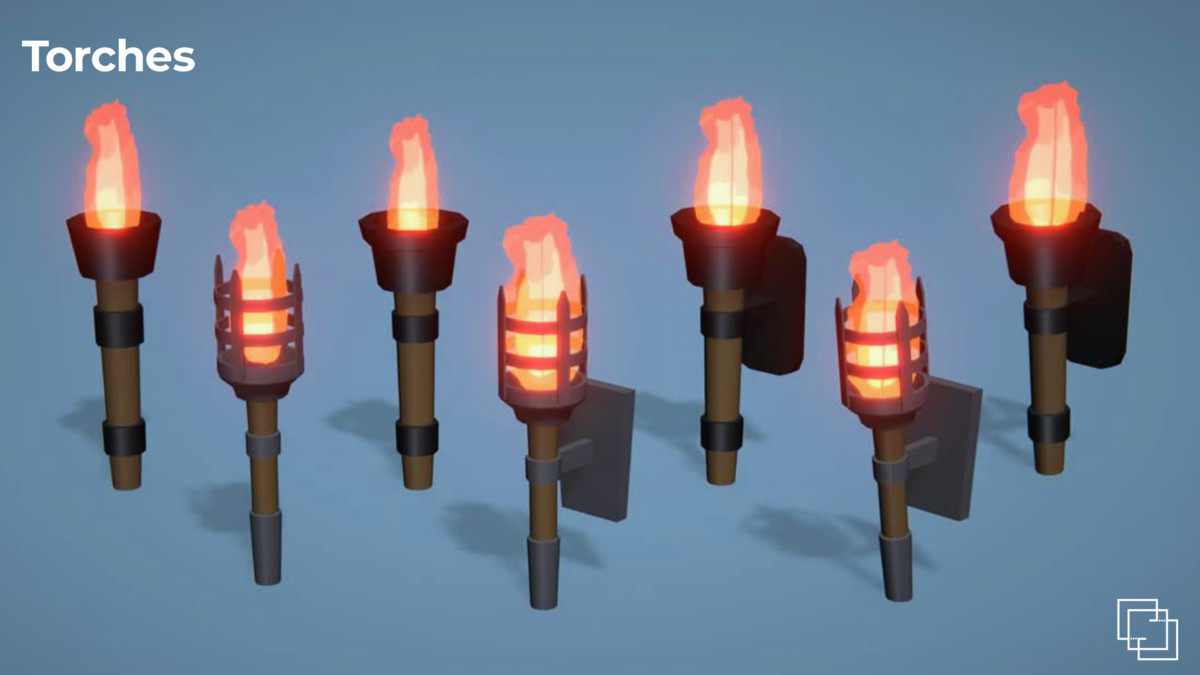 Stylized Fire and Props
