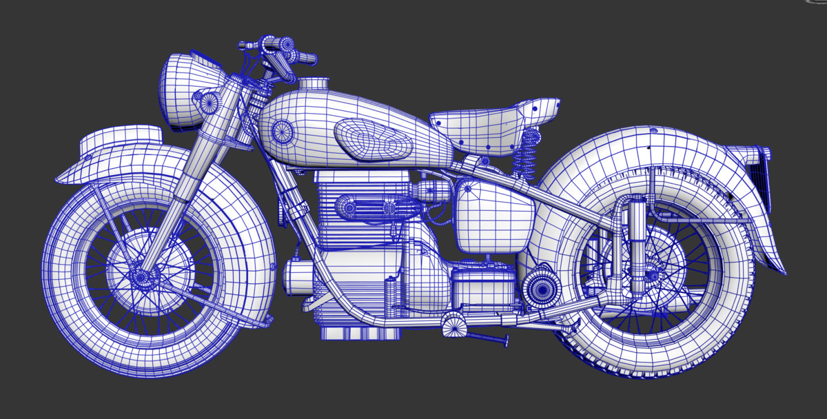 Retro Motorcycle