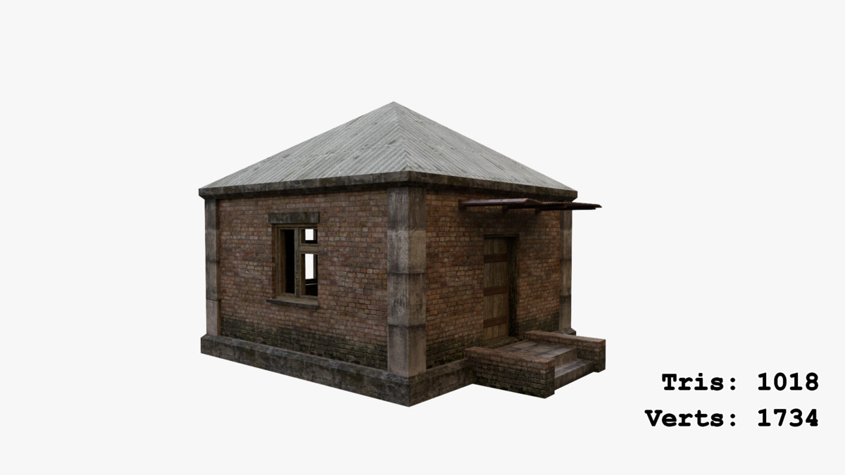 Abandoned Apocalyptic Buildings Mega Pack