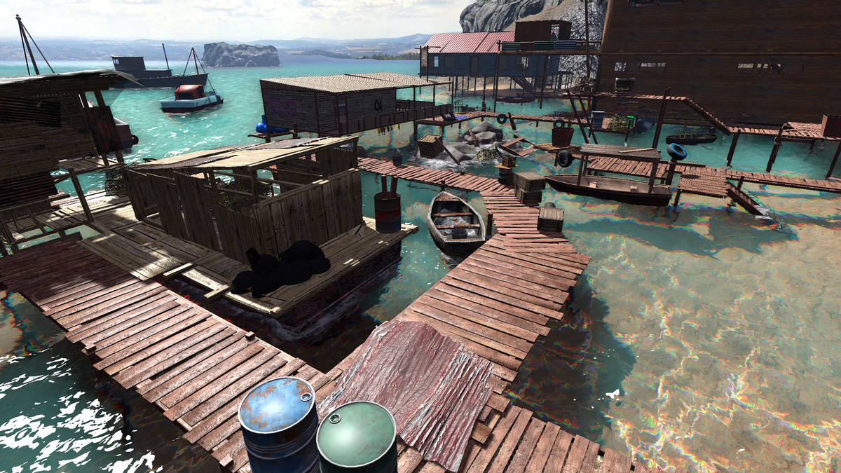 South Pacific Island - Map