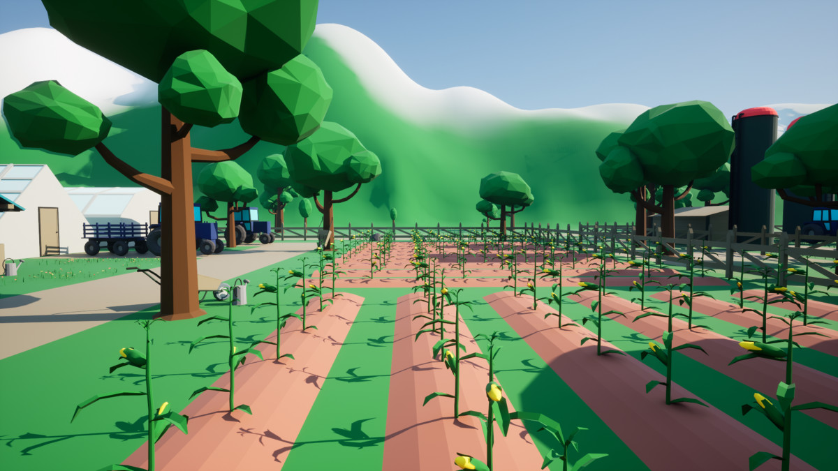 3D Low Poly Farm [Desktop & Mobile]