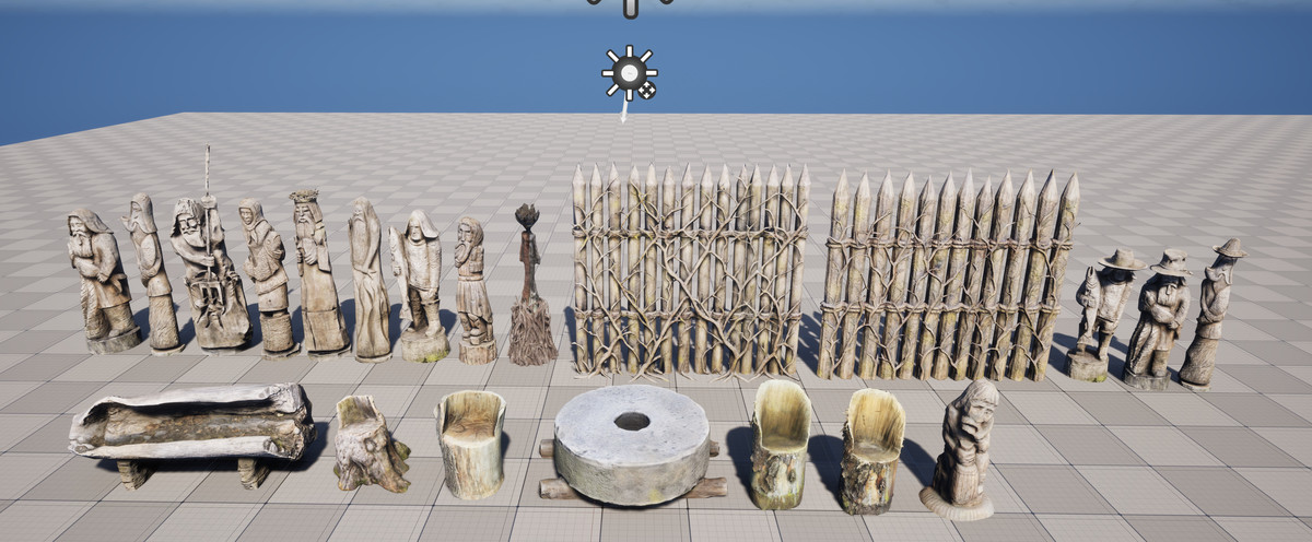 Wooden props volume one photogrammetry