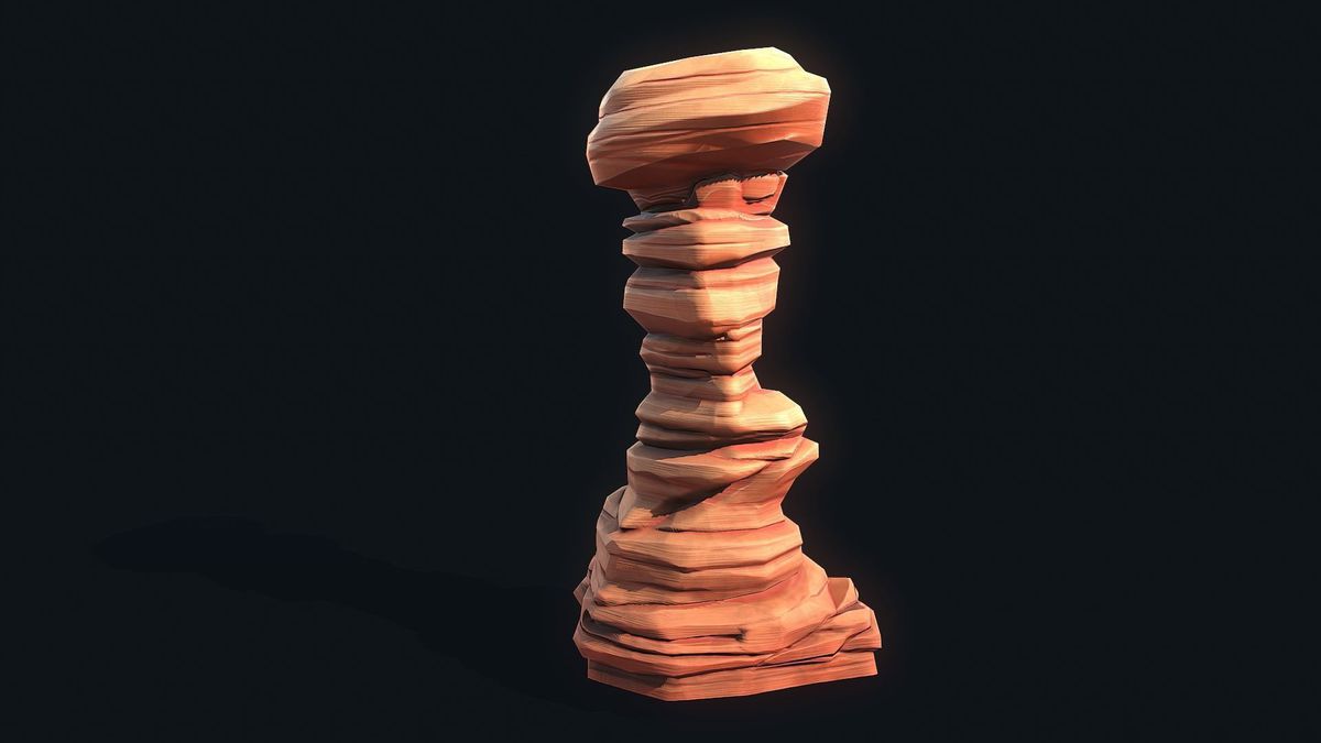 Stylized Desert Rock