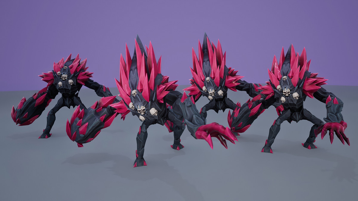 Stylized Cave Golem
