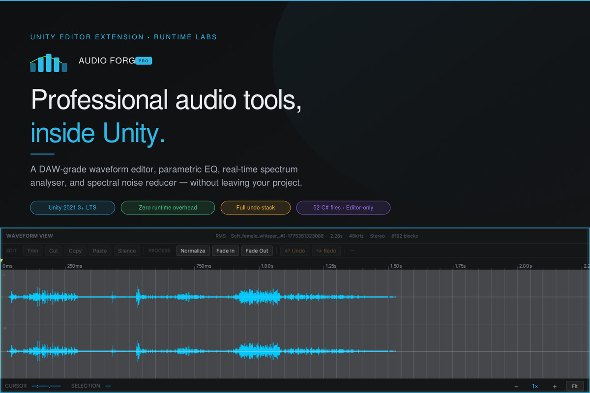 Audio Forge Pro for unity