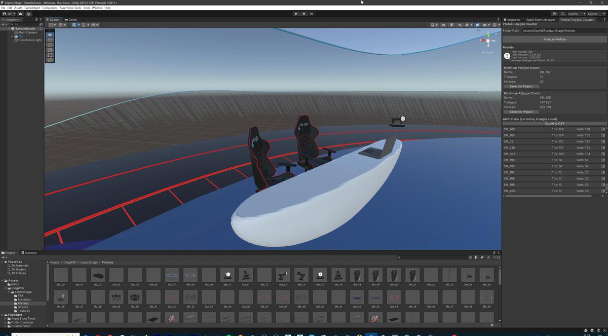 Esports Stage Environment - Futuristic 3d Arena Interior (Gaming Tournament Cup)