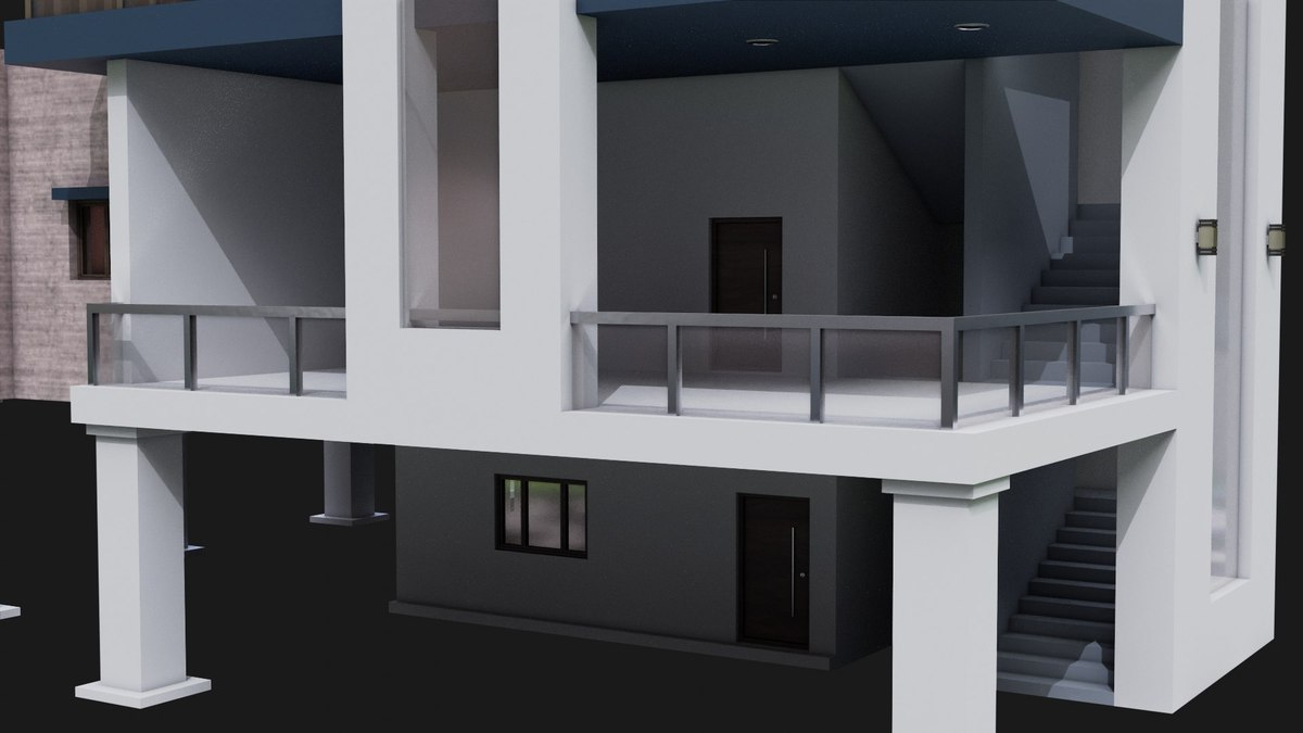 Modern House 02 URP HDRP Textures